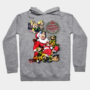 Santa and His Elves Hoodie